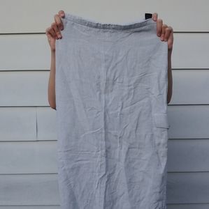 LINEN Maxi Dress from Express with Slit